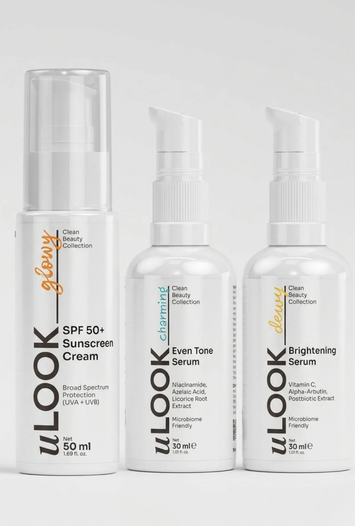 Anti-Blemish Daily Care Set of 3 – Sunscreen + Niacinamide Serum + Vitamin C Brightening Serum
