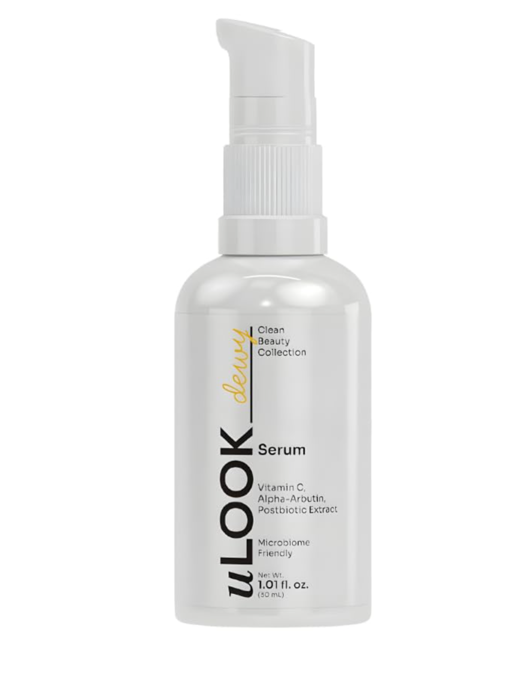 uLOOK_ Vitamin C Serum 10%, Lightweight Hydrating Facial Serum with Fast-Absorbing Formula, Radiant-Looking Skin Support, Daily AM & PM Skincare Routine, 1.01 fl oz